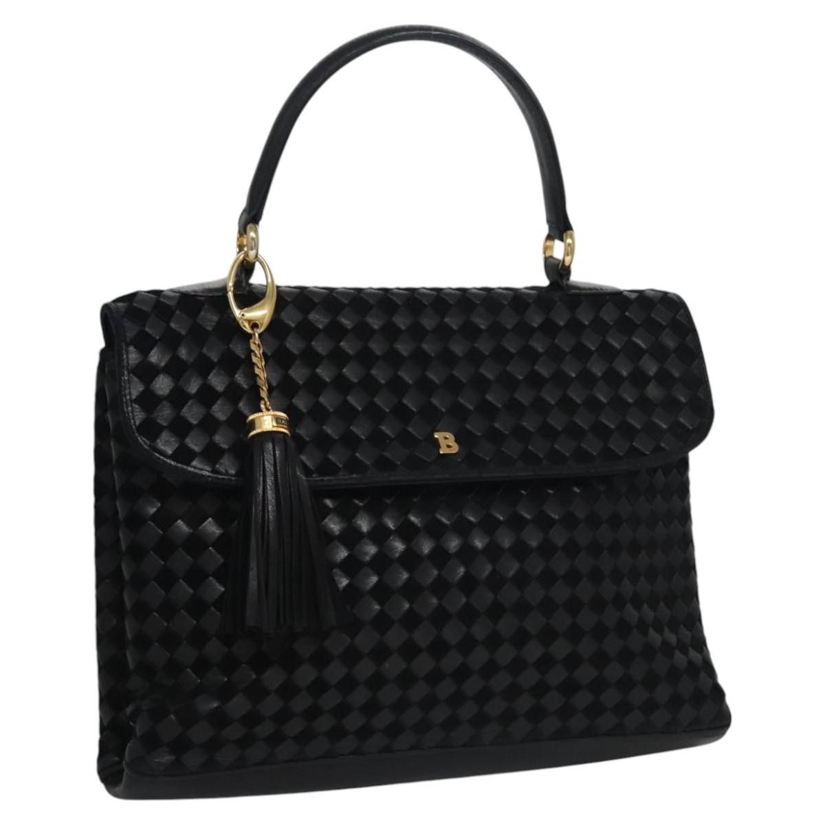 Bally Black Leather Handbag (Pre-Owned) Size ONE SIZE - 14 Thumbnail