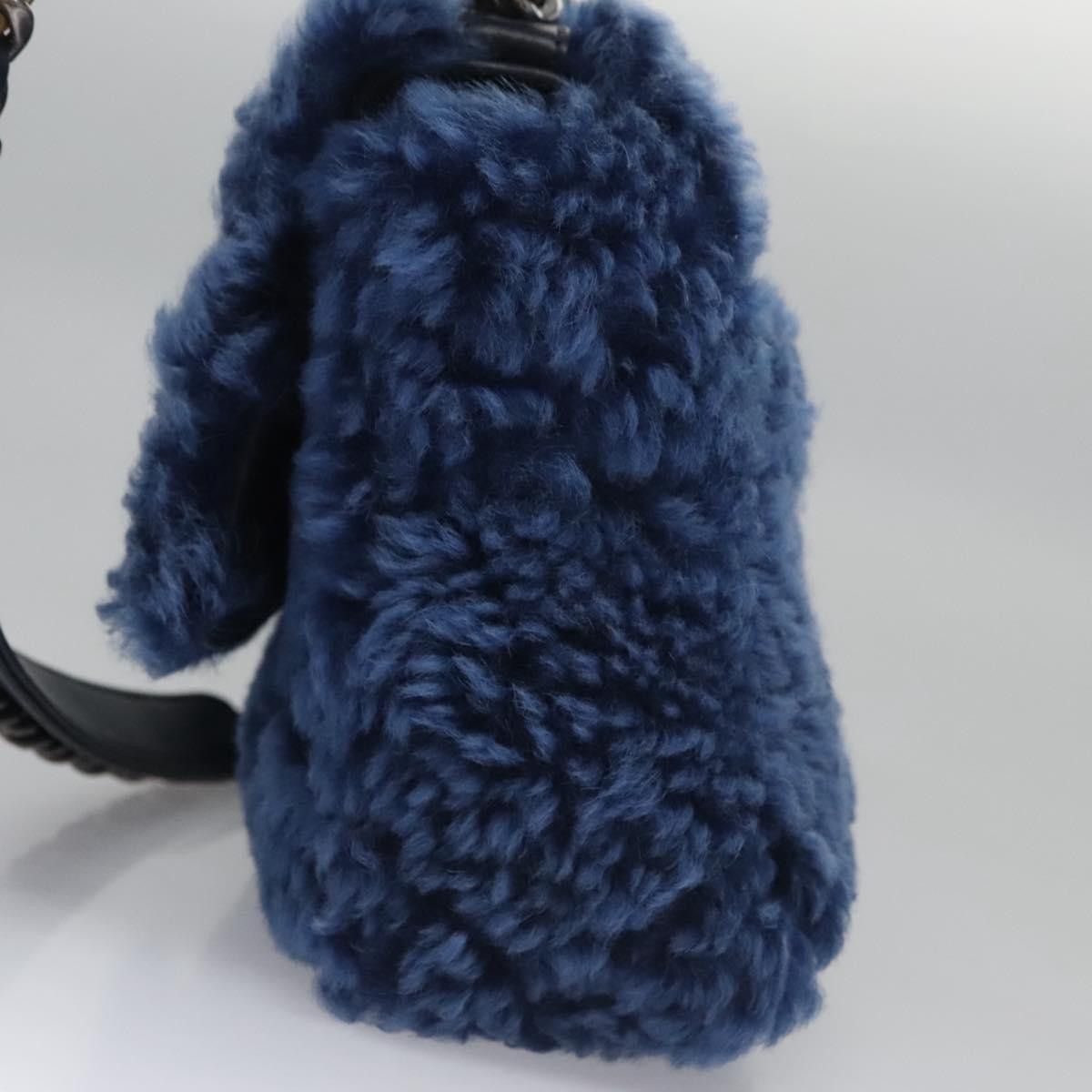 Chanel 19 Blue Wool Shoulder Bag (Pre-Owned) Size ONE SIZE - 3 Thumbnail