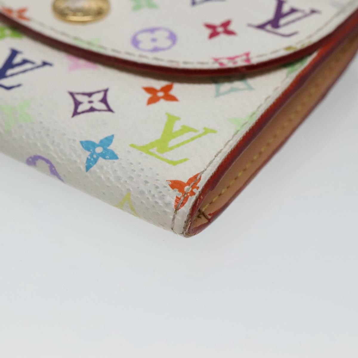 Louis Vuitton Enveloppe Carte De Visite White Canvas Wallet (Pre-Owned) Size ONE SIZE - 7 Thumbnail