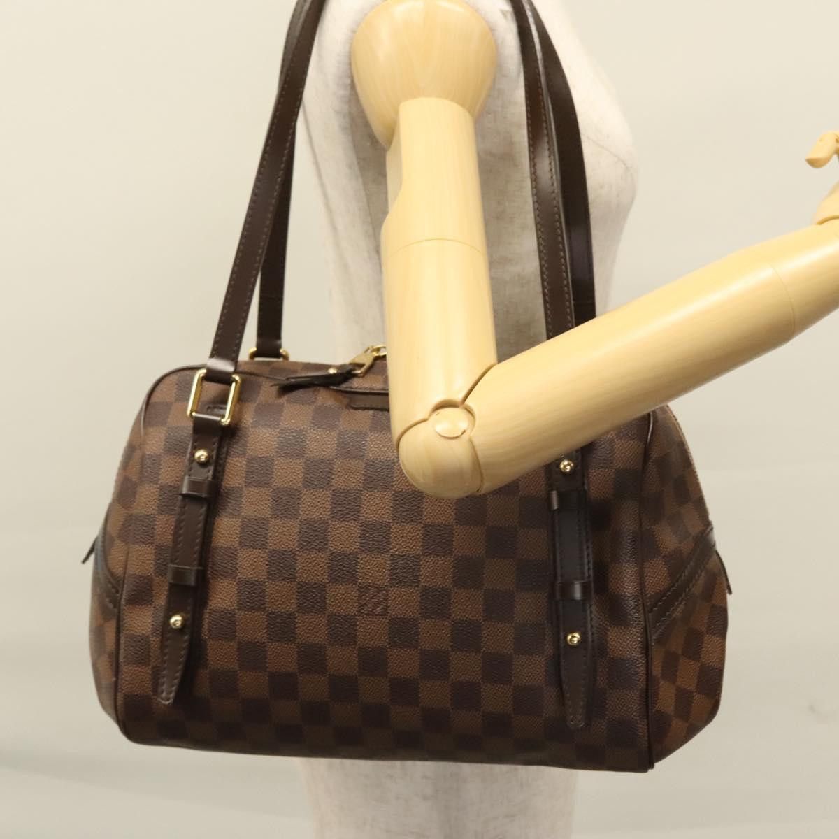 Louis Vuitton Rivington Brown Canvas Shoulder Bag (Pre-Owned) Size ONE SIZE - 16 Thumbnail