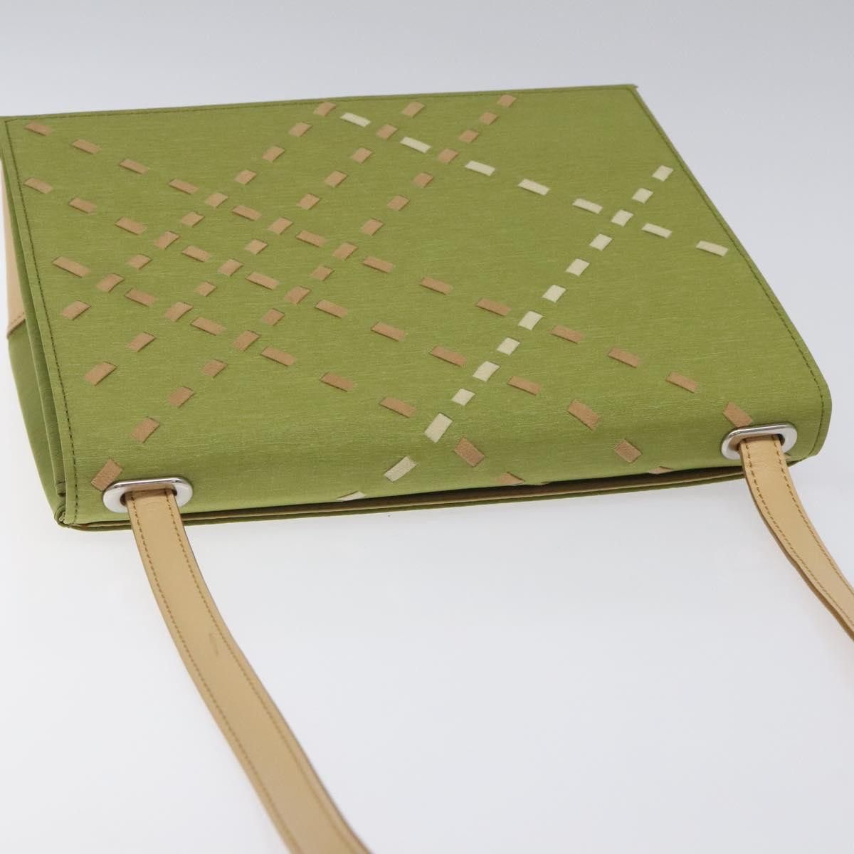Burberry Green Canvas Shoulder Bag (Pre-Owned) Size ONE SIZE - 15 Thumbnail