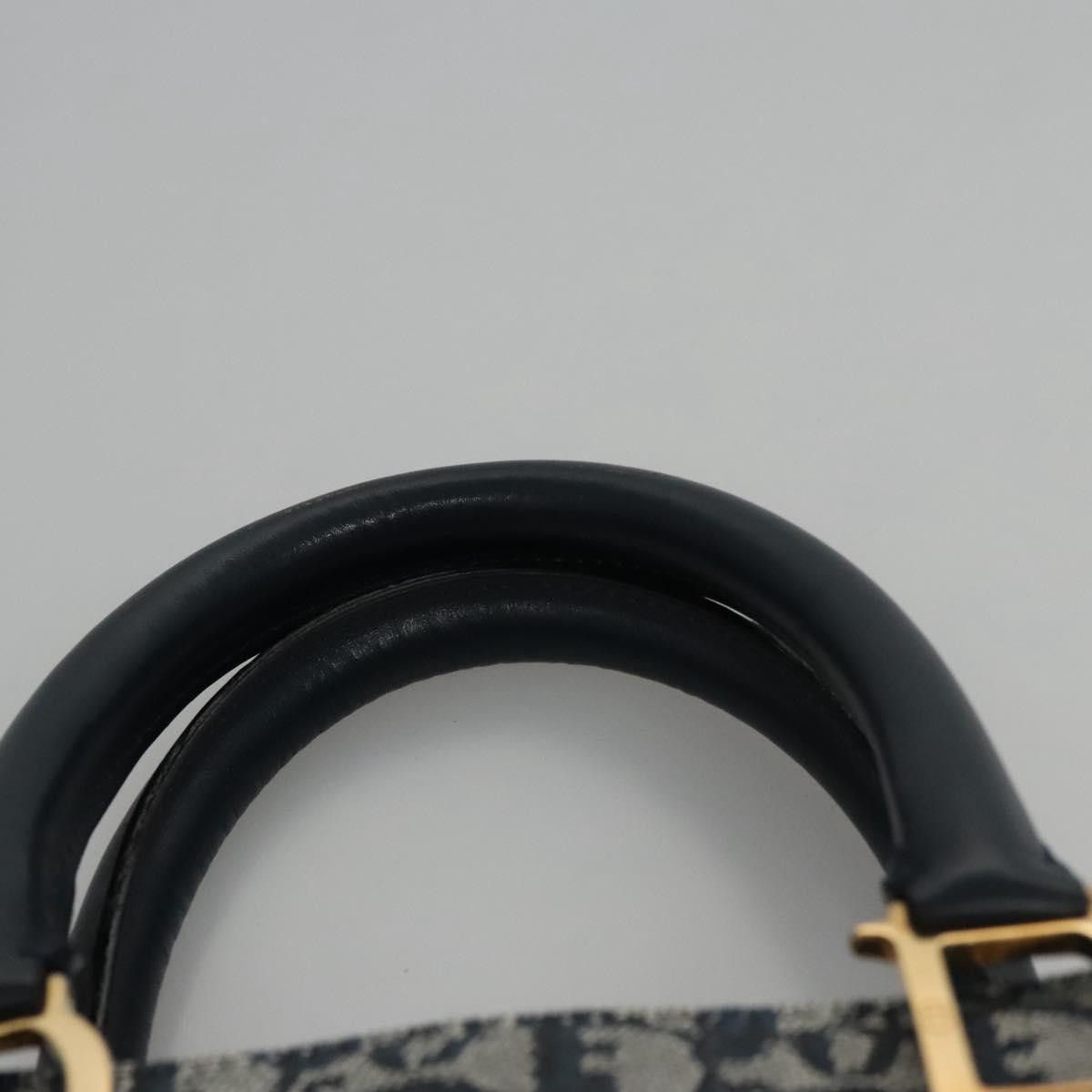 Dior Trotter Navy Canvas Tote Bag (Pre-Owned) Size ONE SIZE - 6 Thumbnail