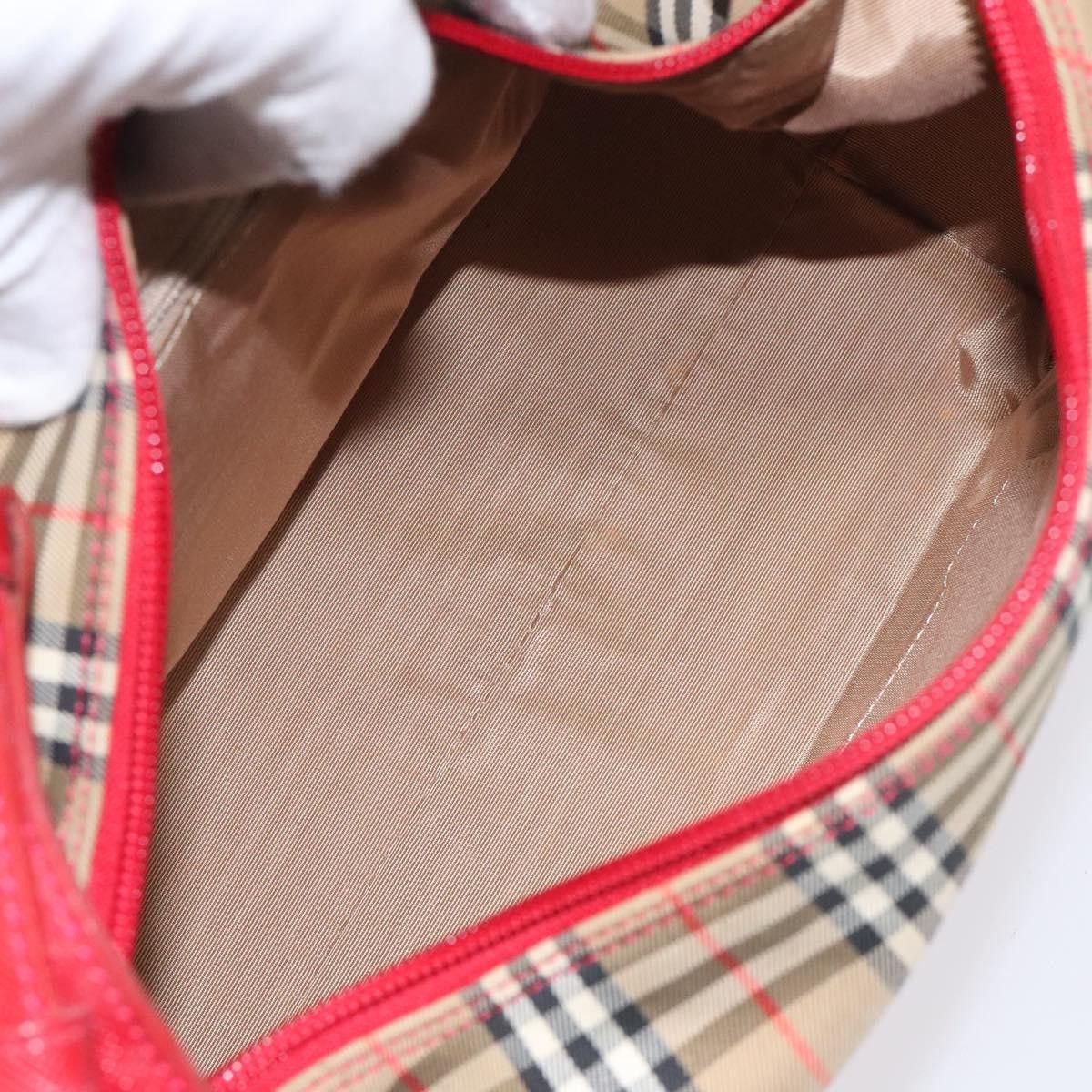 Burberry Nova Check Beige Canvas Shoulder Bag (Pre-Owned) Size ONE SIZE - 13 Thumbnail