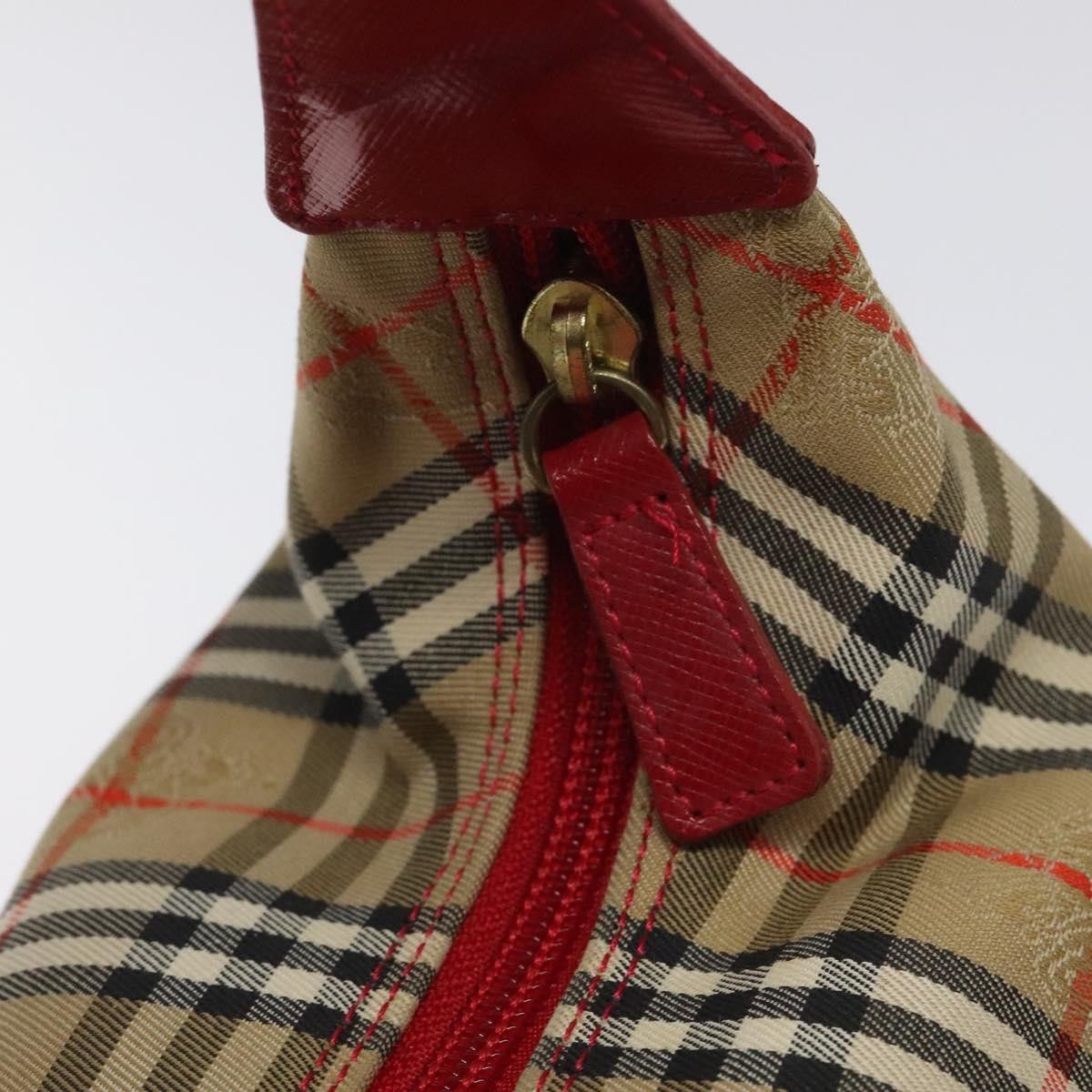 Burberry Nova Check Beige Canvas Shoulder Bag (Pre-Owned) Size ONE SIZE - 11 Thumbnail