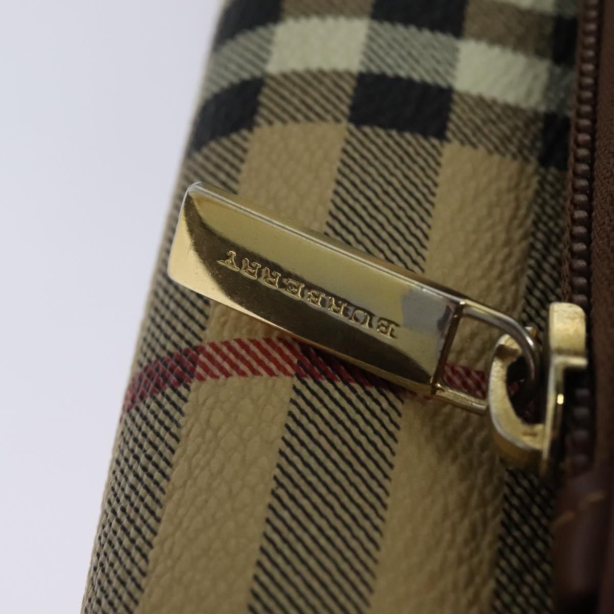 Burberry Nova Check Beige Canvas Shoulder Bag (Pre-Owned) Size ONE SIZE - 8 Thumbnail
