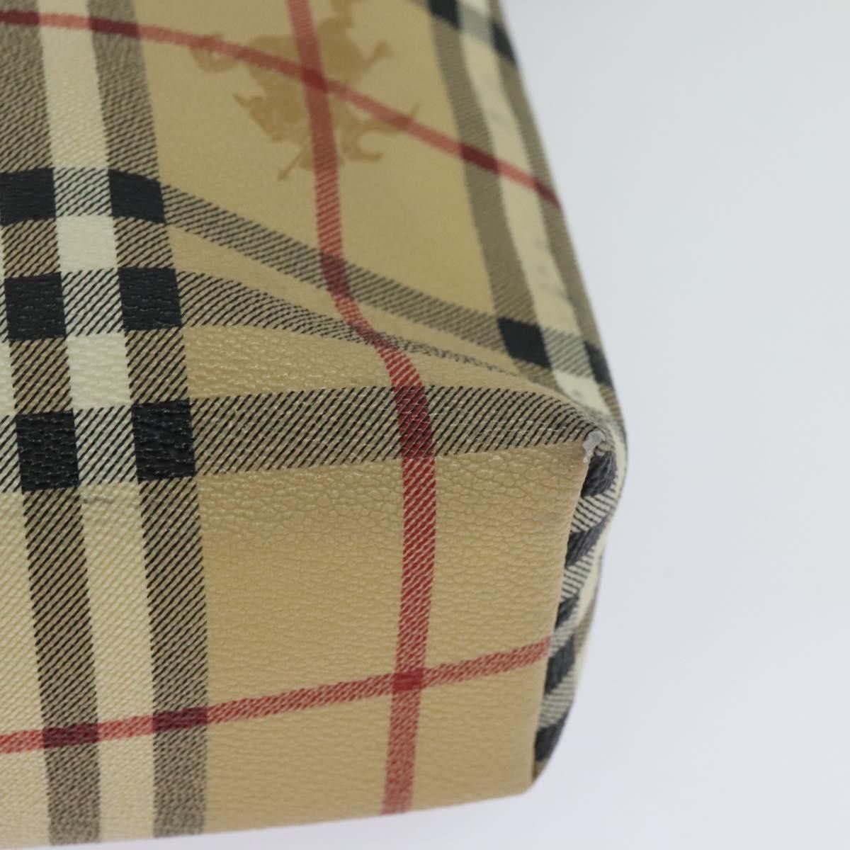 Burberry Nova Check Beige Canvas Shoulder Bag (Pre-Owned) Size ONE SIZE - 20 Thumbnail