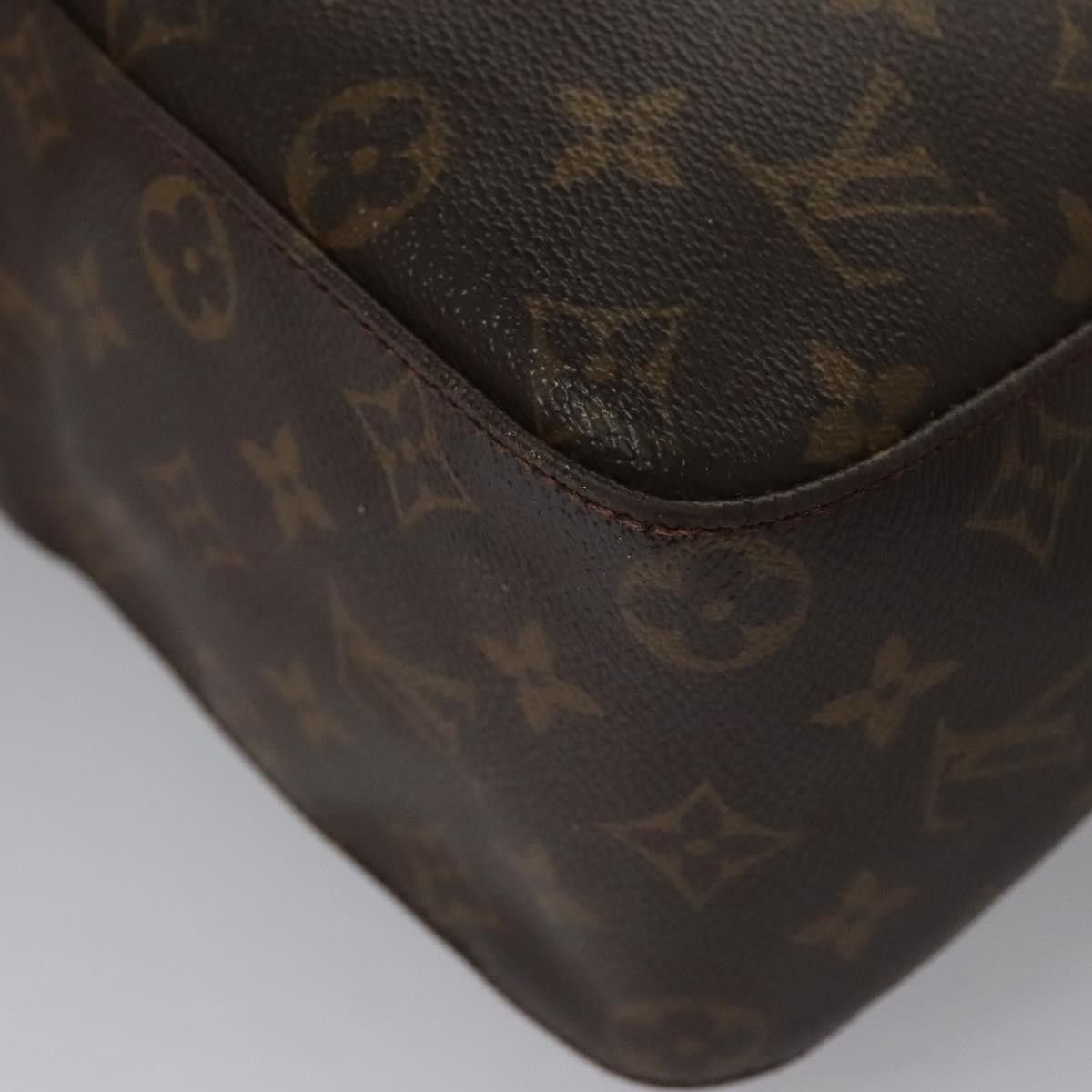 Louis Vuitton Looping Brown Canvas Shoulder Bag (Pre-Owned) Size ONE SIZE - 7 Thumbnail