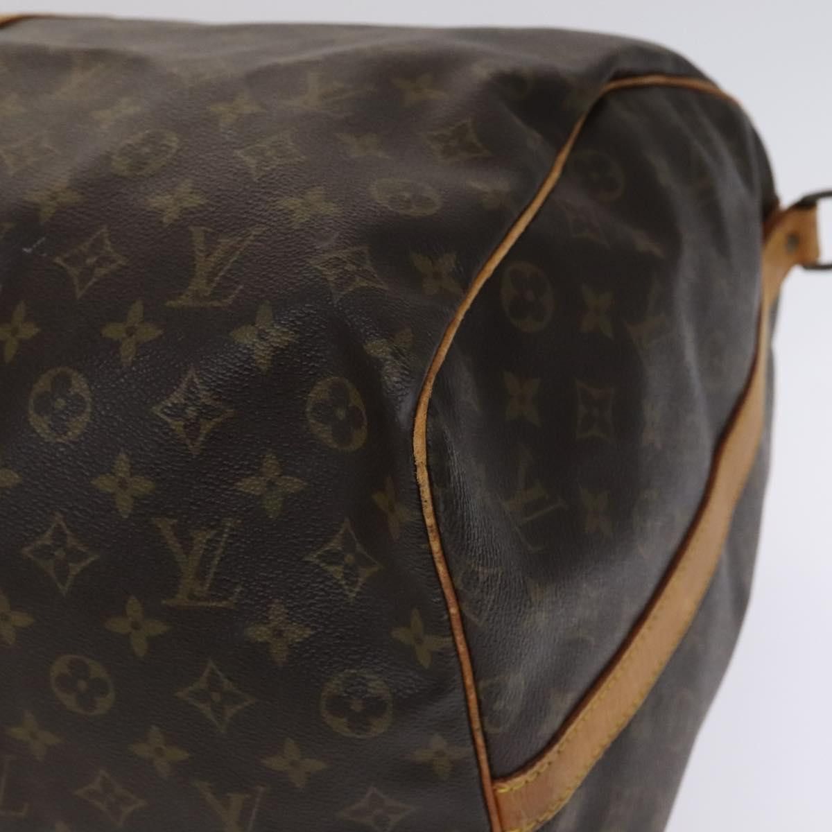 Louis Vuitton Keepall 60 Brown Canvas Travel Bag (Pre-Owned) Size ONE SIZE - 8 Thumbnail
