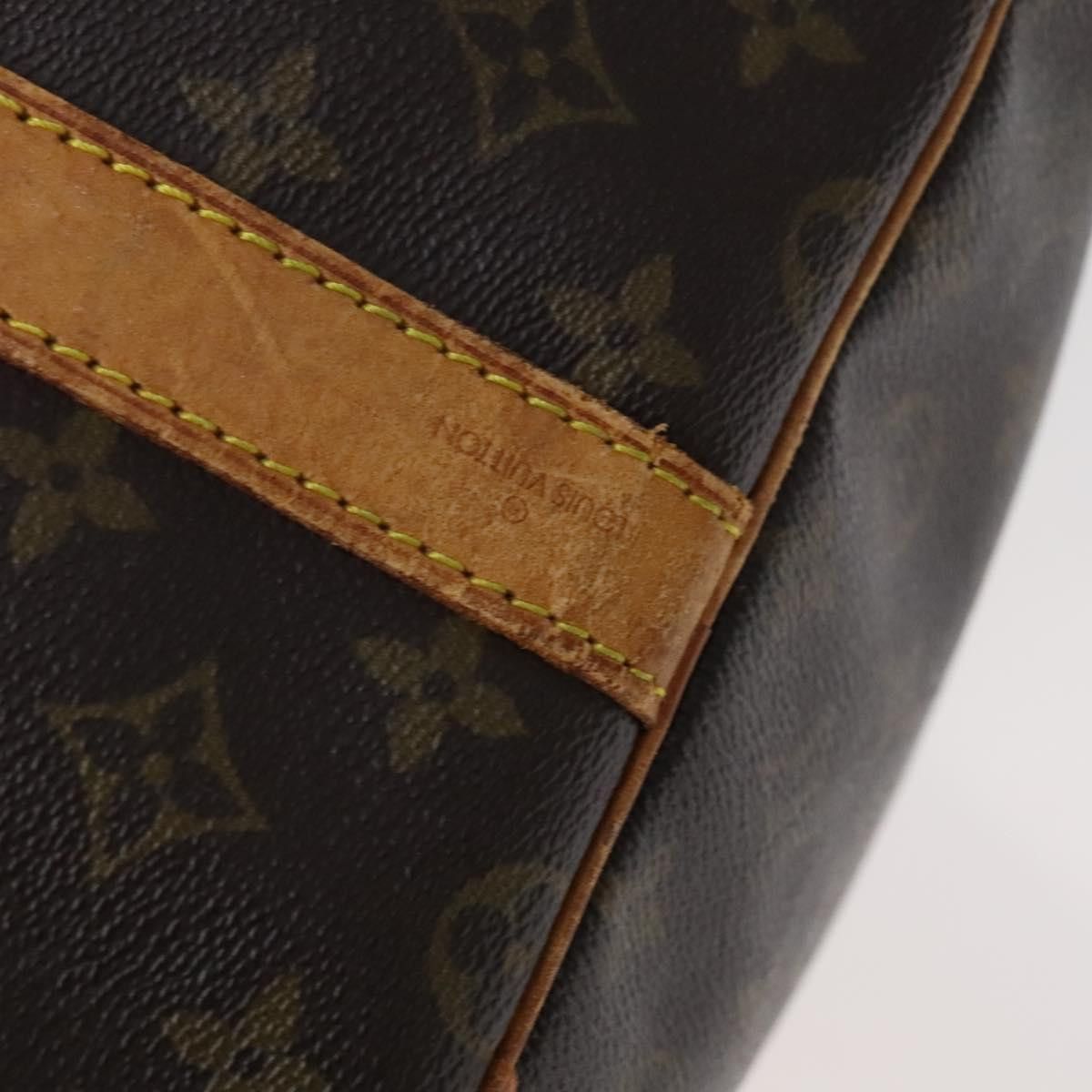 Louis Vuitton Keepall 60 Brown Canvas Travel Bag (Pre-Owned) Size ONE SIZE - 13 Thumbnail