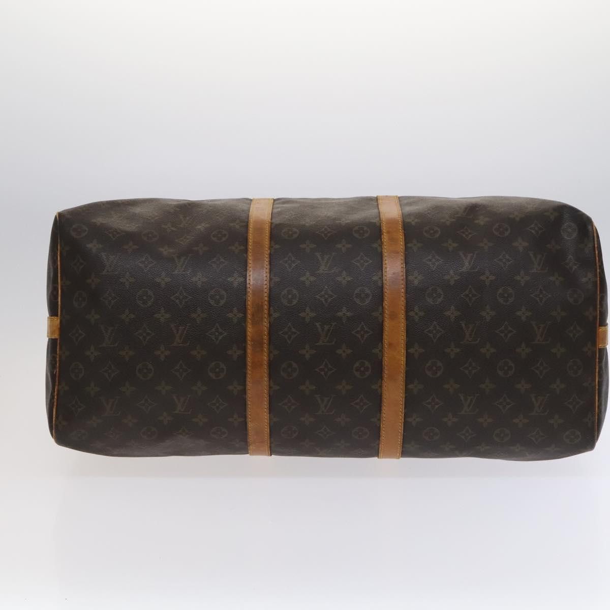 Louis Vuitton Keepall 60 Brown Canvas Travel Bag (Pre-Owned) Size ONE SIZE - 7 Thumbnail