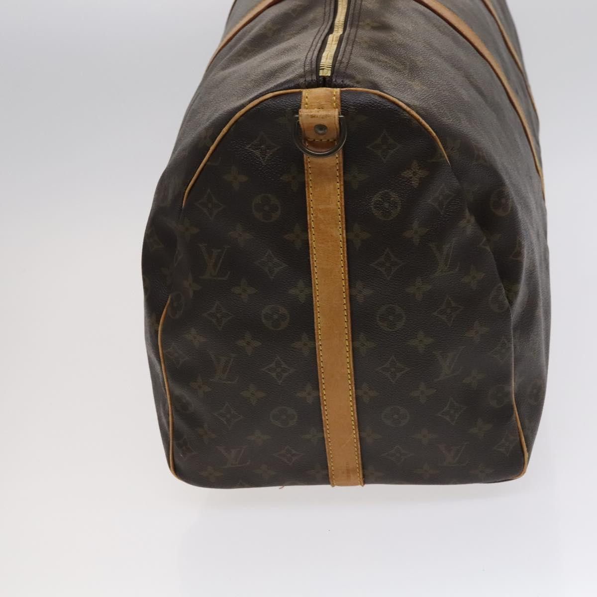 Louis Vuitton Keepall 60 Brown Canvas Travel Bag (Pre-Owned) Size ONE SIZE - 4 Thumbnail
