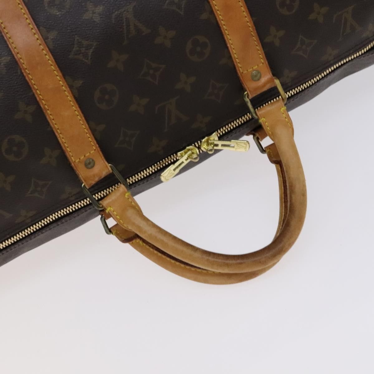 Louis Vuitton Keepall 60 Brown Canvas Travel Bag (Pre-Owned) Size ONE SIZE - 6 Thumbnail