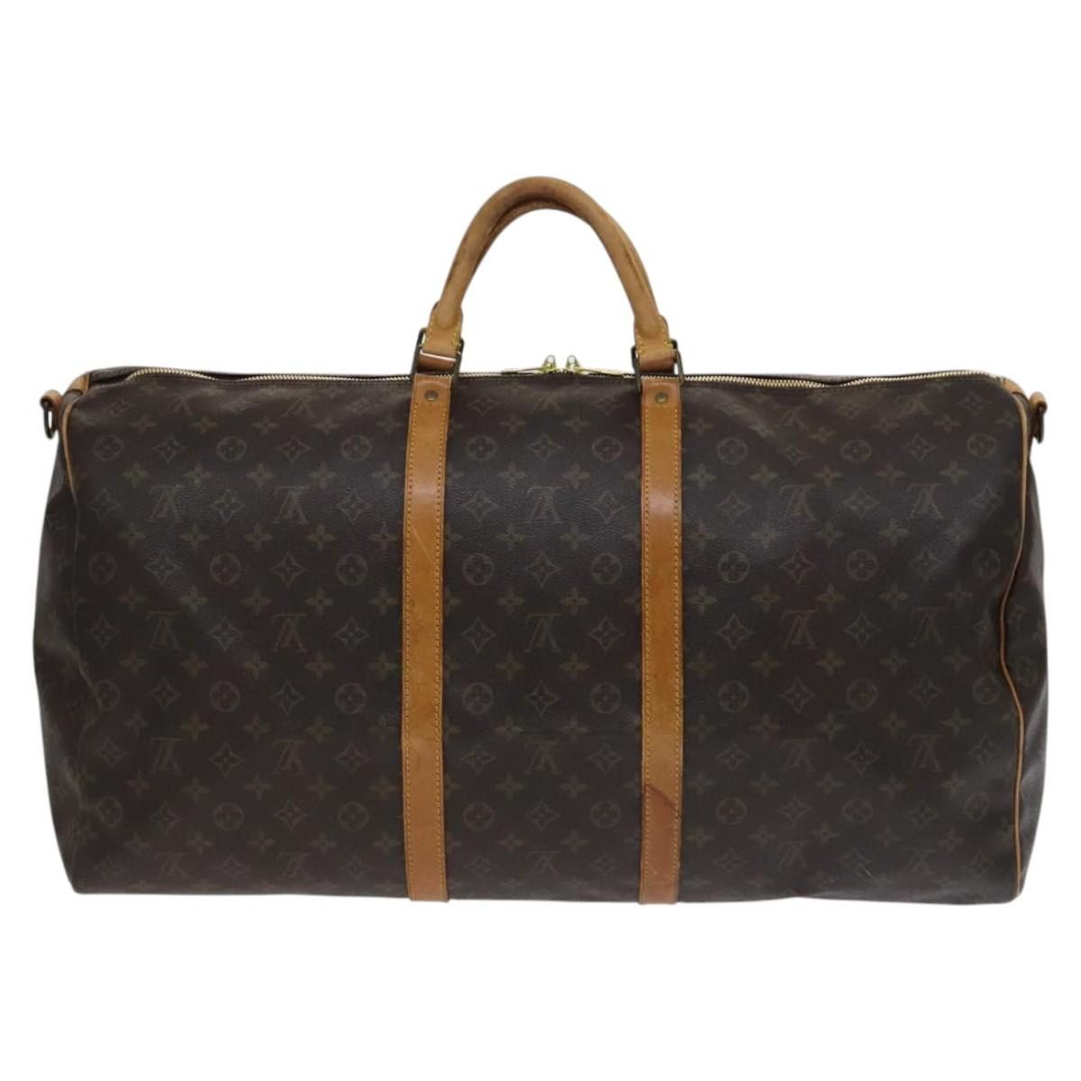 Louis Vuitton Keepall 60 Brown Canvas Travel Bag (Pre-Owned) Size ONE SIZE - 2 Thumbnail