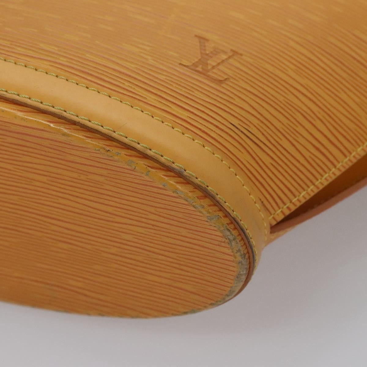 Louis Vuitton Saint Jacques Yellow Leather Shoulder Bag (Pre-Owned) Size ONE SIZE - 9 Thumbnail
