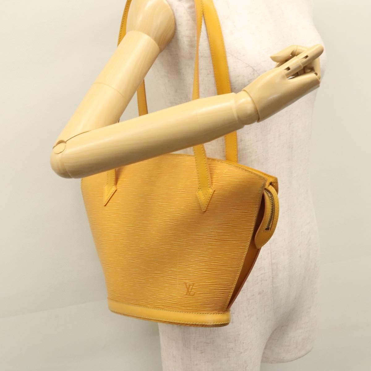 Louis Vuitton Saint Jacques Yellow Leather Shoulder Bag (Pre-Owned) Size ONE SIZE - 17 Thumbnail