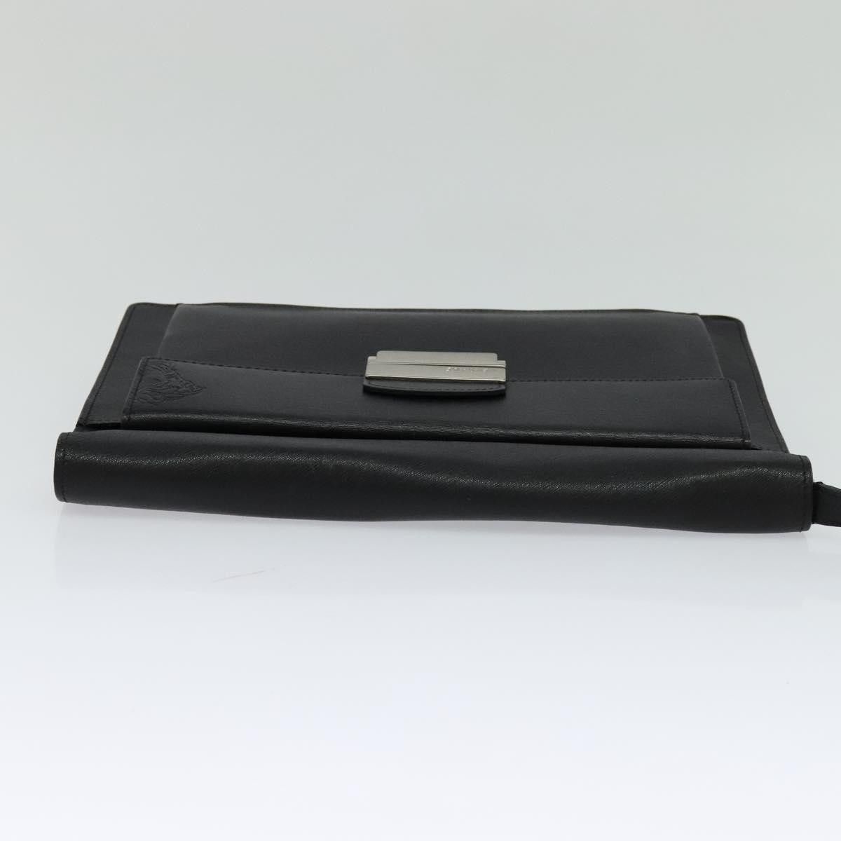 Versace Black Leather Clutch Bag (Pre-Owned) Size ONE SIZE - 12 Thumbnail