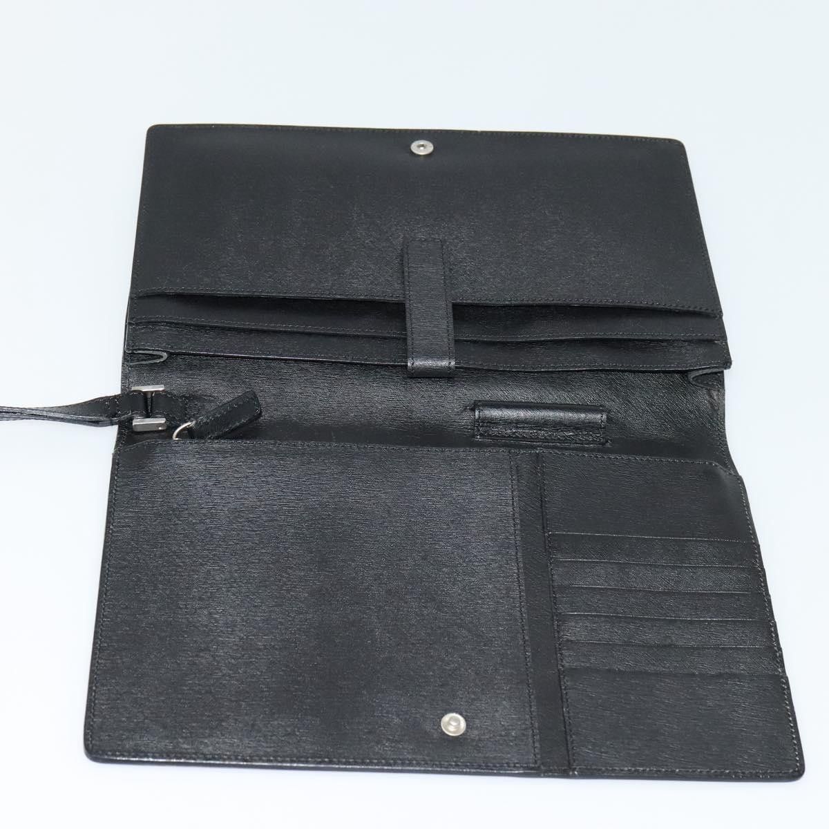 Versace Black Leather Clutch Bag (Pre-Owned) Size ONE SIZE - 9 Thumbnail