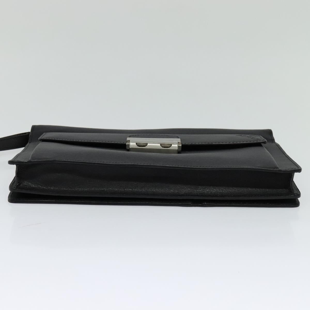 Versace Black Leather Clutch Bag (Pre-Owned) Size ONE SIZE - 6 Thumbnail