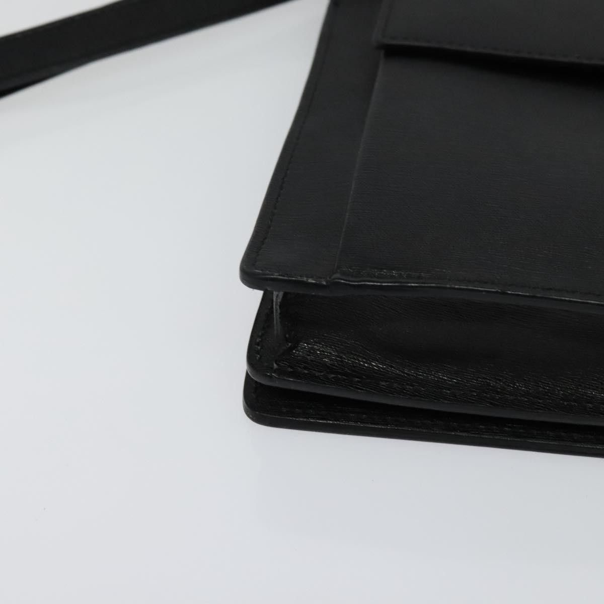 Versace Black Leather Clutch Bag (Pre-Owned) Size ONE SIZE - 7 Thumbnail