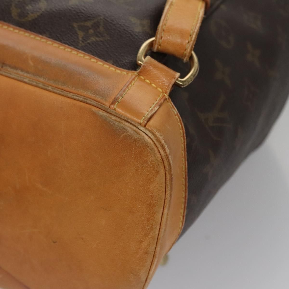 Louis Vuitton Montsouris Brown Canvas Backpack Bag (Pre-Owned) Size ONE SIZE - 9 Thumbnail