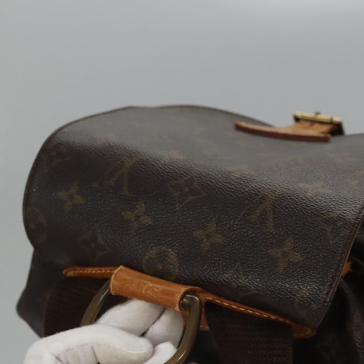 Louis Vuitton Montsouris Brown Canvas Backpack Bag (Pre-Owned) Size ONE SIZE - 14 Thumbnail