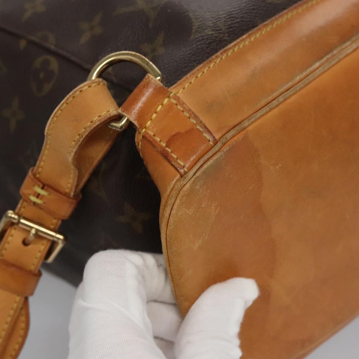 Louis Vuitton Montsouris Brown Canvas Backpack Bag (Pre-Owned) Size ONE SIZE - 8 Thumbnail