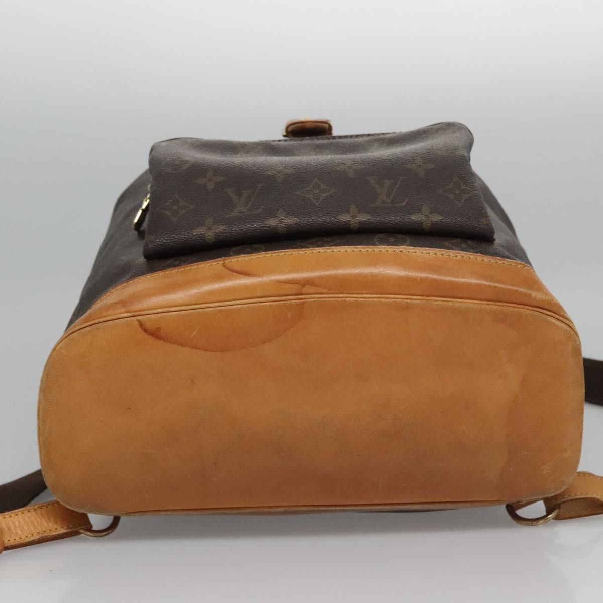 Louis Vuitton Montsouris Brown Canvas Backpack Bag (Pre-Owned) Size ONE SIZE - 7 Thumbnail
