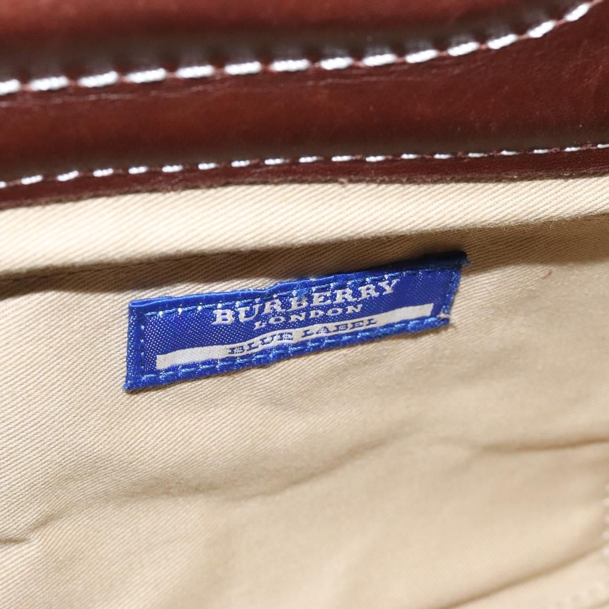Burberry Nova Check Black Wool Handbag (Pre-Owned) Size ONE SIZE - 12 Thumbnail