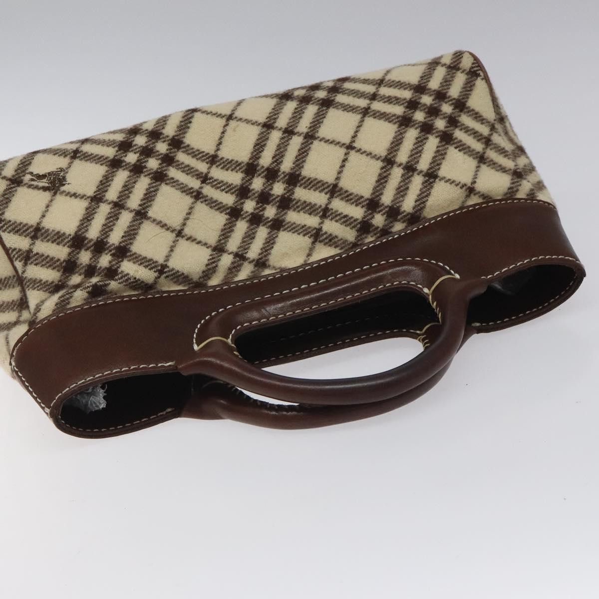 Burberry Nova Check Black Wool Handbag (Pre-Owned) Size ONE SIZE - 16 Thumbnail