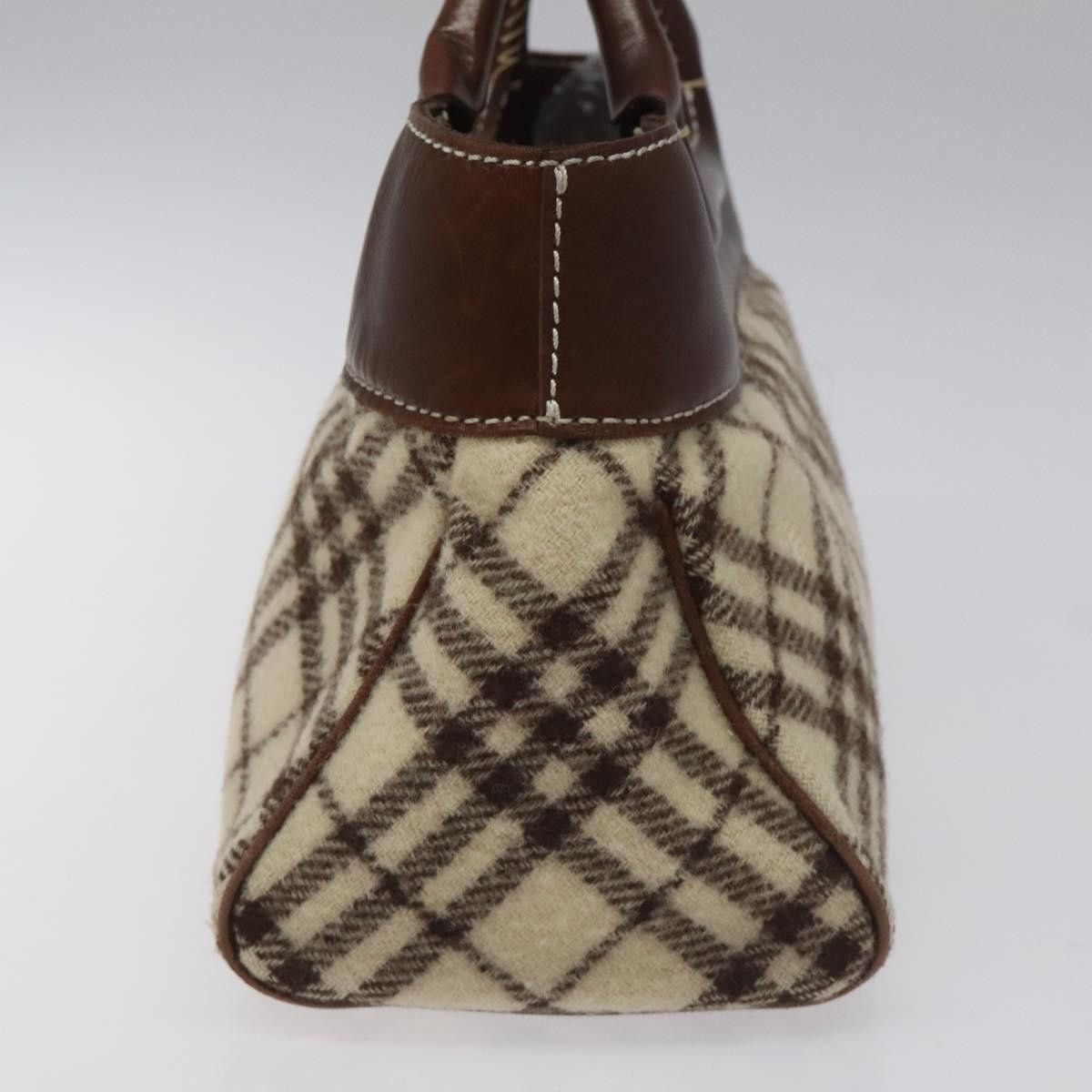 Burberry Nova Check Black Wool Handbag (Pre-Owned) Size ONE SIZE - 3 Thumbnail