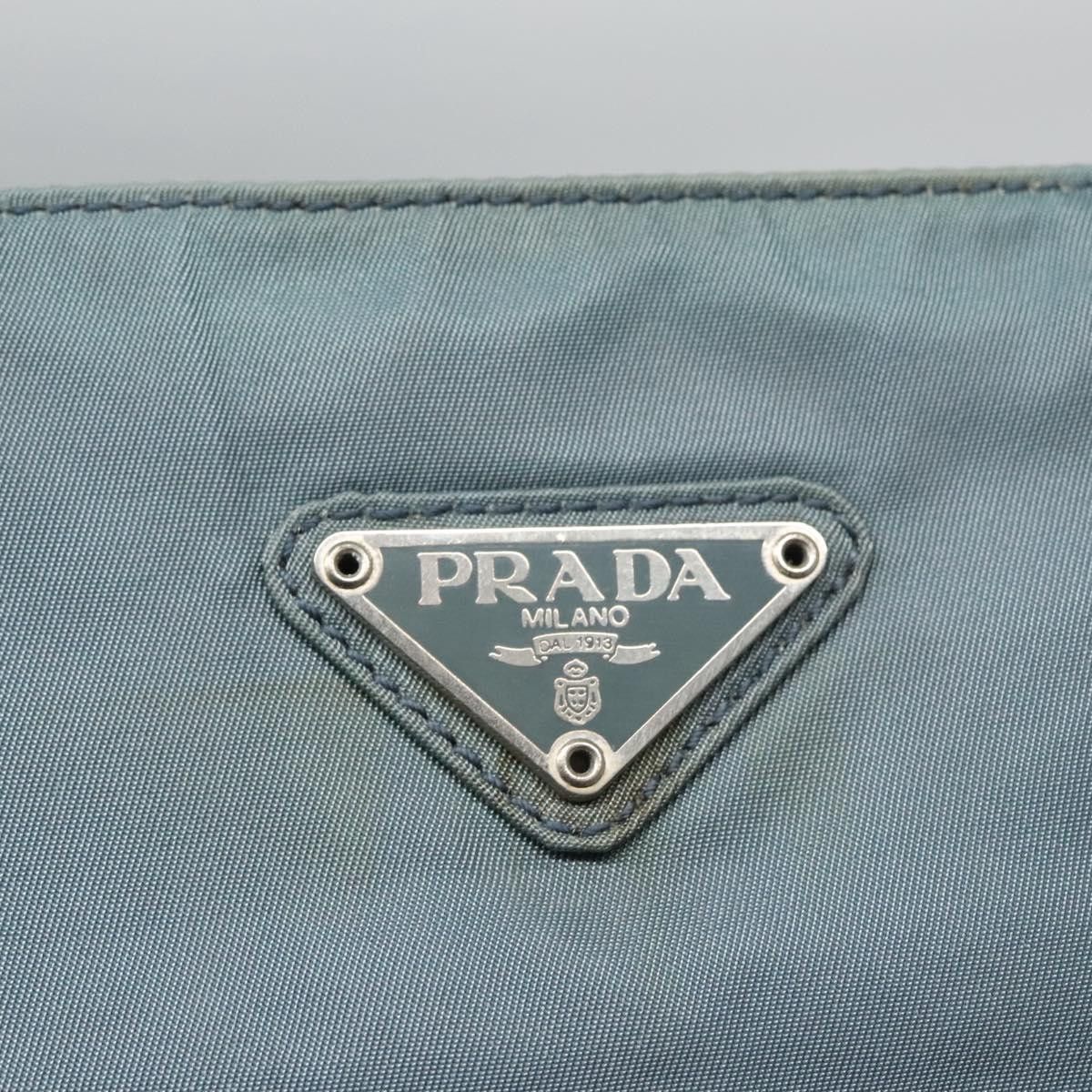 Prada Tessuto Blue Synthetic Tote Bag (Pre-Owned) Size ONE SIZE - 11 Thumbnail