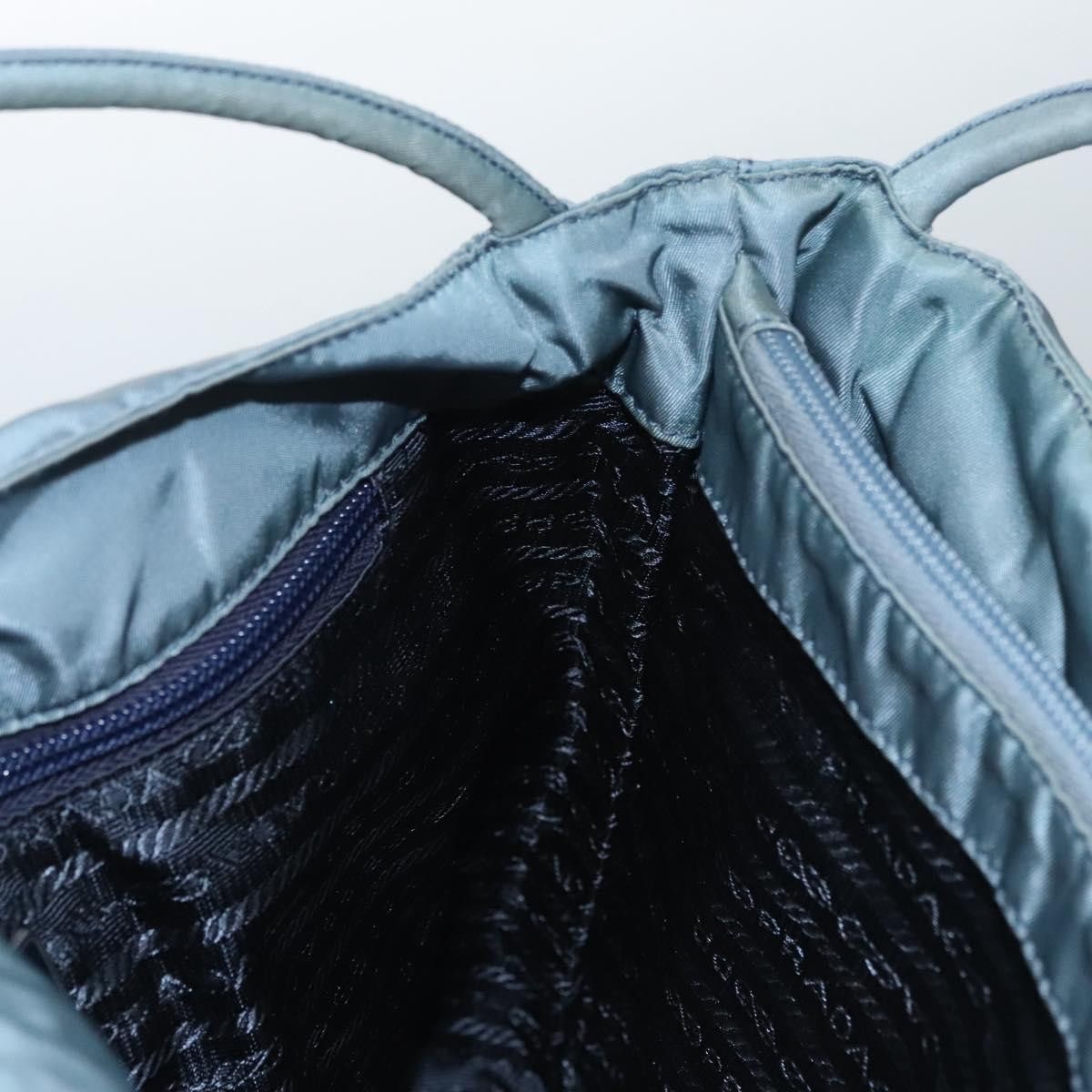 Prada Tessuto Blue Synthetic Tote Bag (Pre-Owned) Size ONE SIZE - 18 Thumbnail