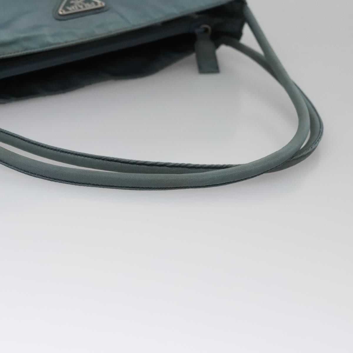 Prada Tessuto Blue Synthetic Tote Bag (Pre-Owned) Size ONE SIZE - 6 Thumbnail