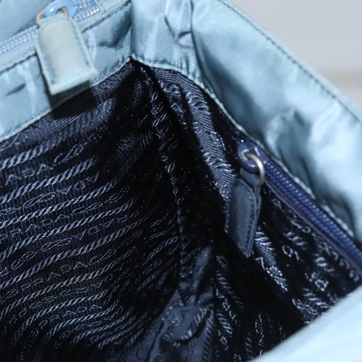 Prada Tessuto Blue Synthetic Tote Bag (Pre-Owned) Size ONE SIZE - 19 Thumbnail