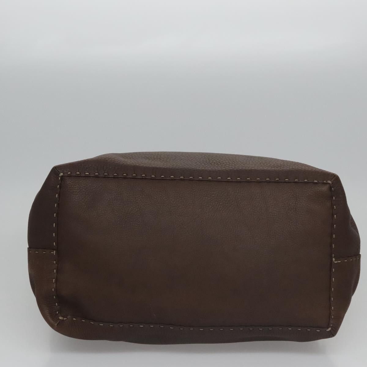 Fendi Selleria Brown Leather Handbag (Pre-Owned) Size ONE SIZE - 17 Thumbnail
