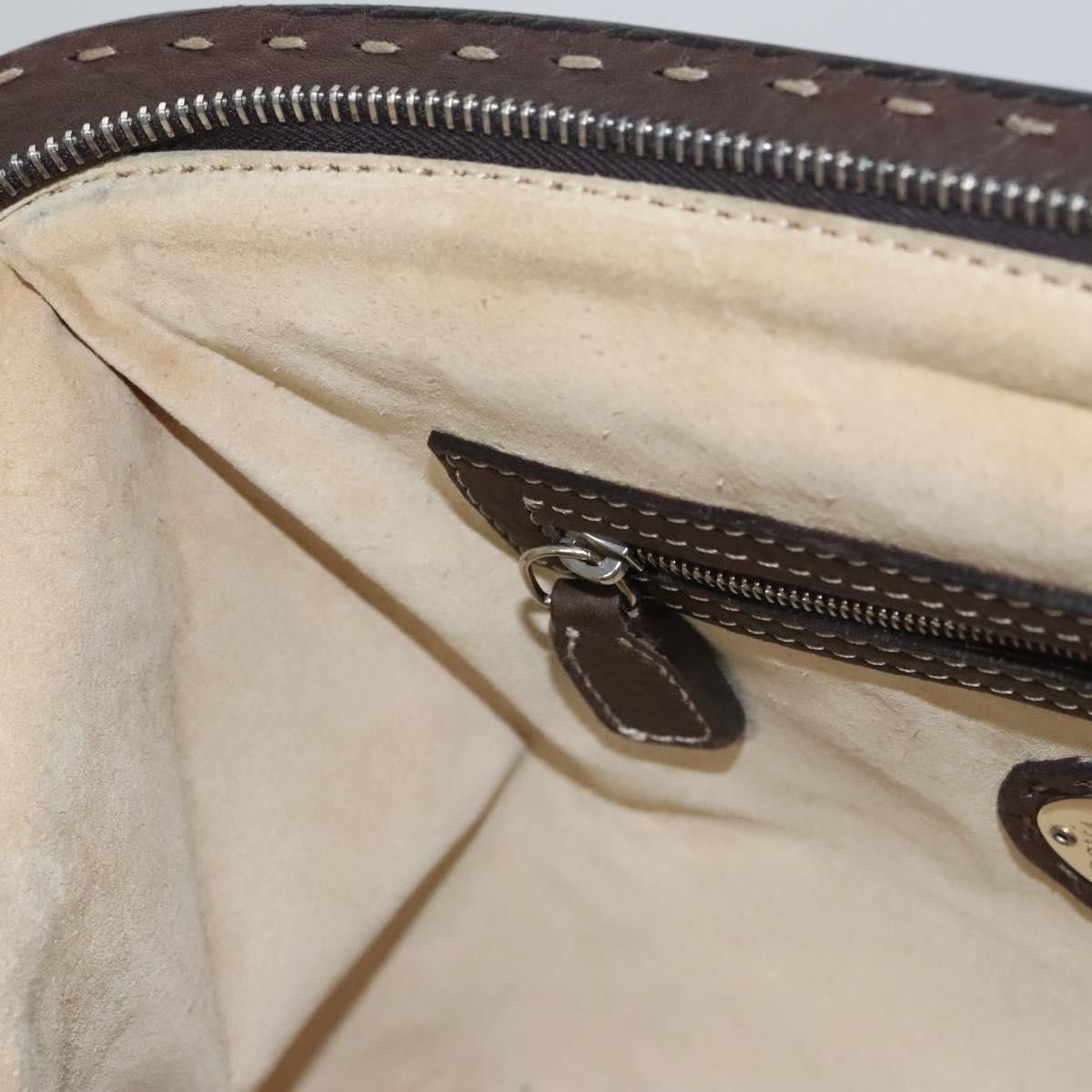 Fendi Selleria Brown Leather Handbag (Pre-Owned) Size ONE SIZE - 13 Thumbnail