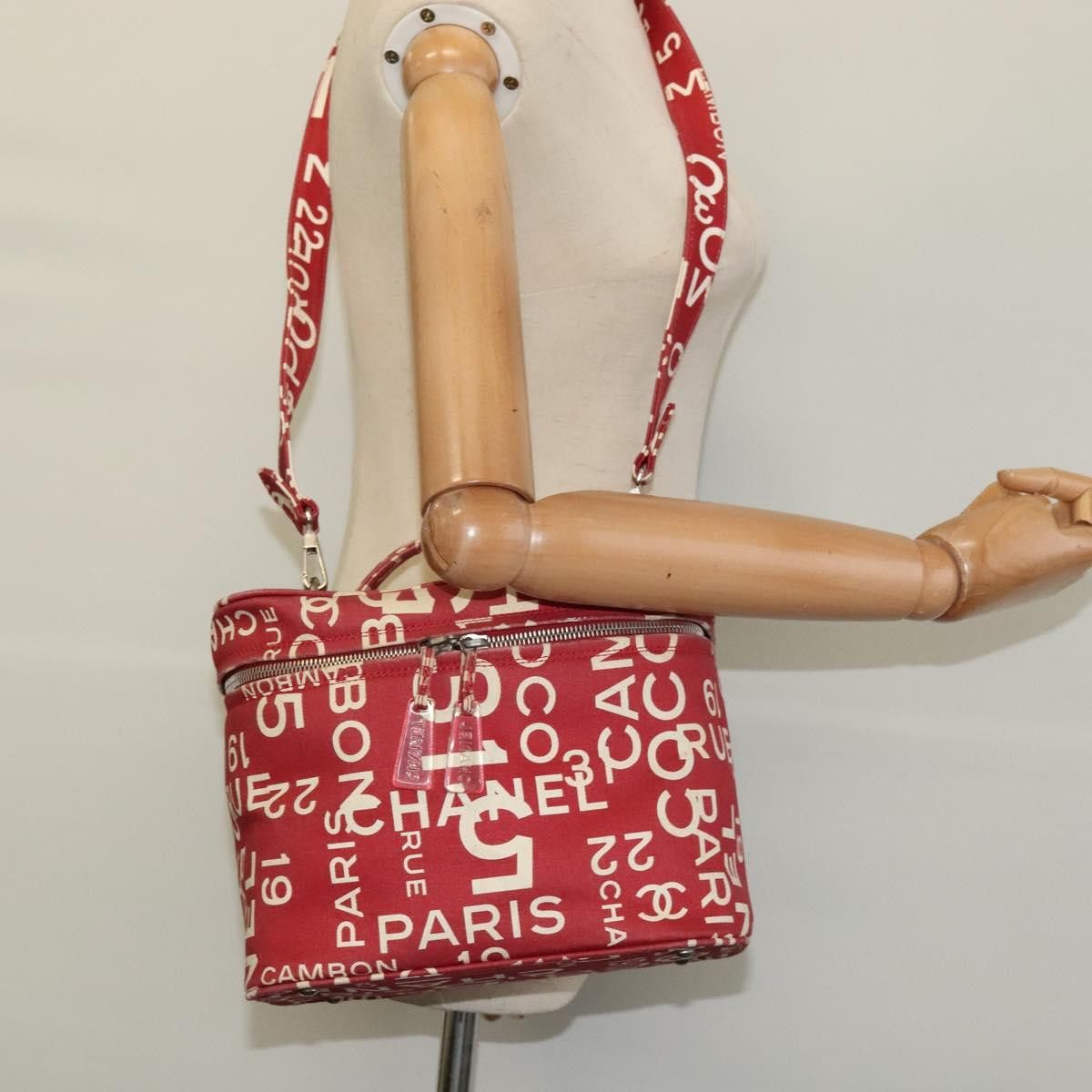 Chanel Red Canvas Clutch Bag (Pre-Owned) Size ONE SIZE - 13 Thumbnail