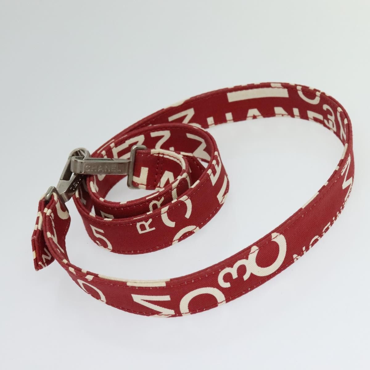 Chanel Red Canvas Clutch Bag (Pre-Owned) Size ONE SIZE - 12 Thumbnail