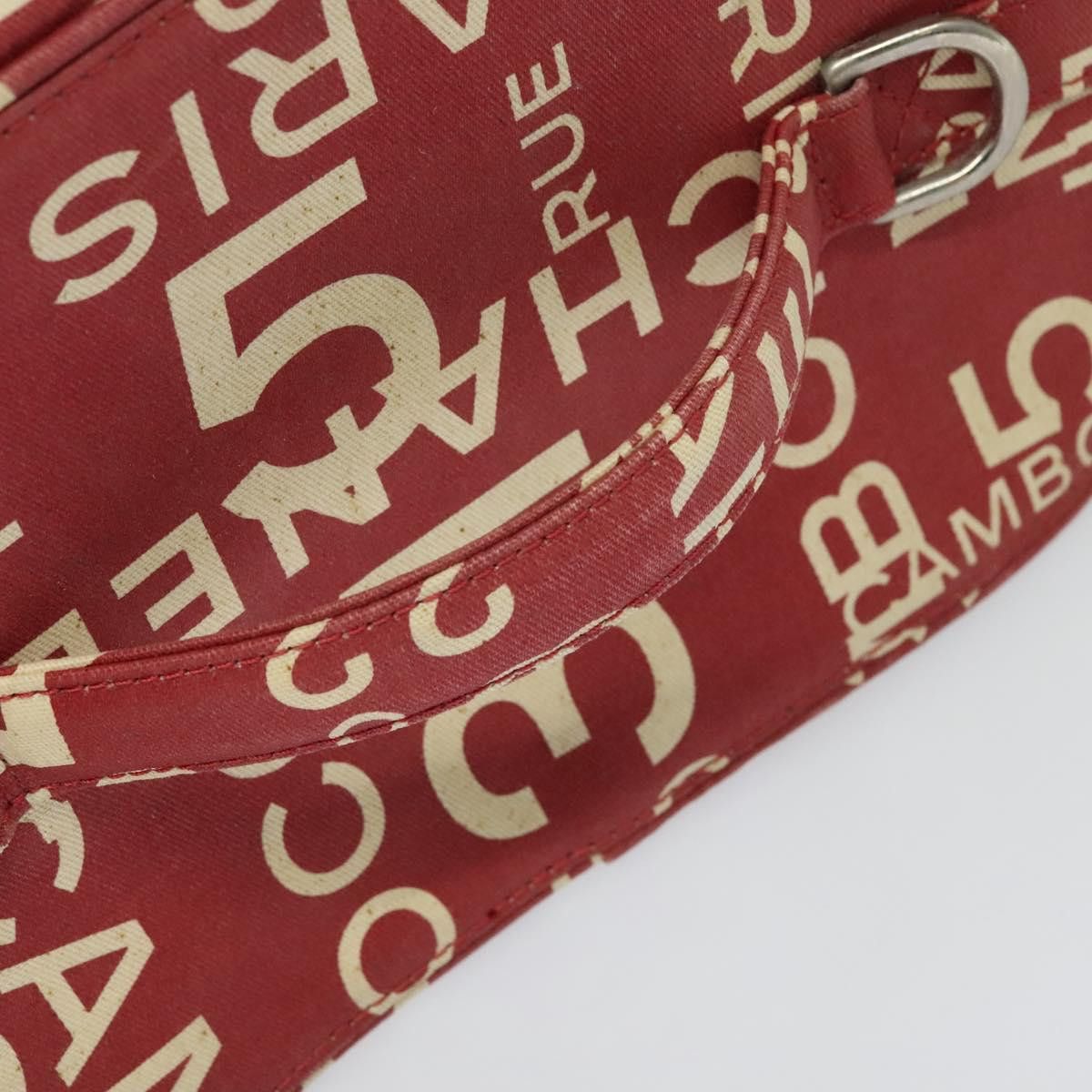 Chanel Red Canvas Clutch Bag (Pre-Owned) Size ONE SIZE - 15 Thumbnail