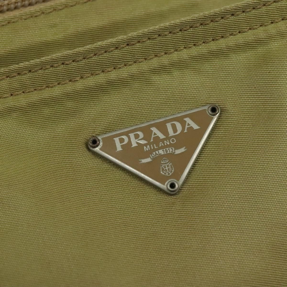 Prada Tessuto Beige Synthetic Tote Bag (Pre-Owned) Size ONE SIZE - 16 Thumbnail