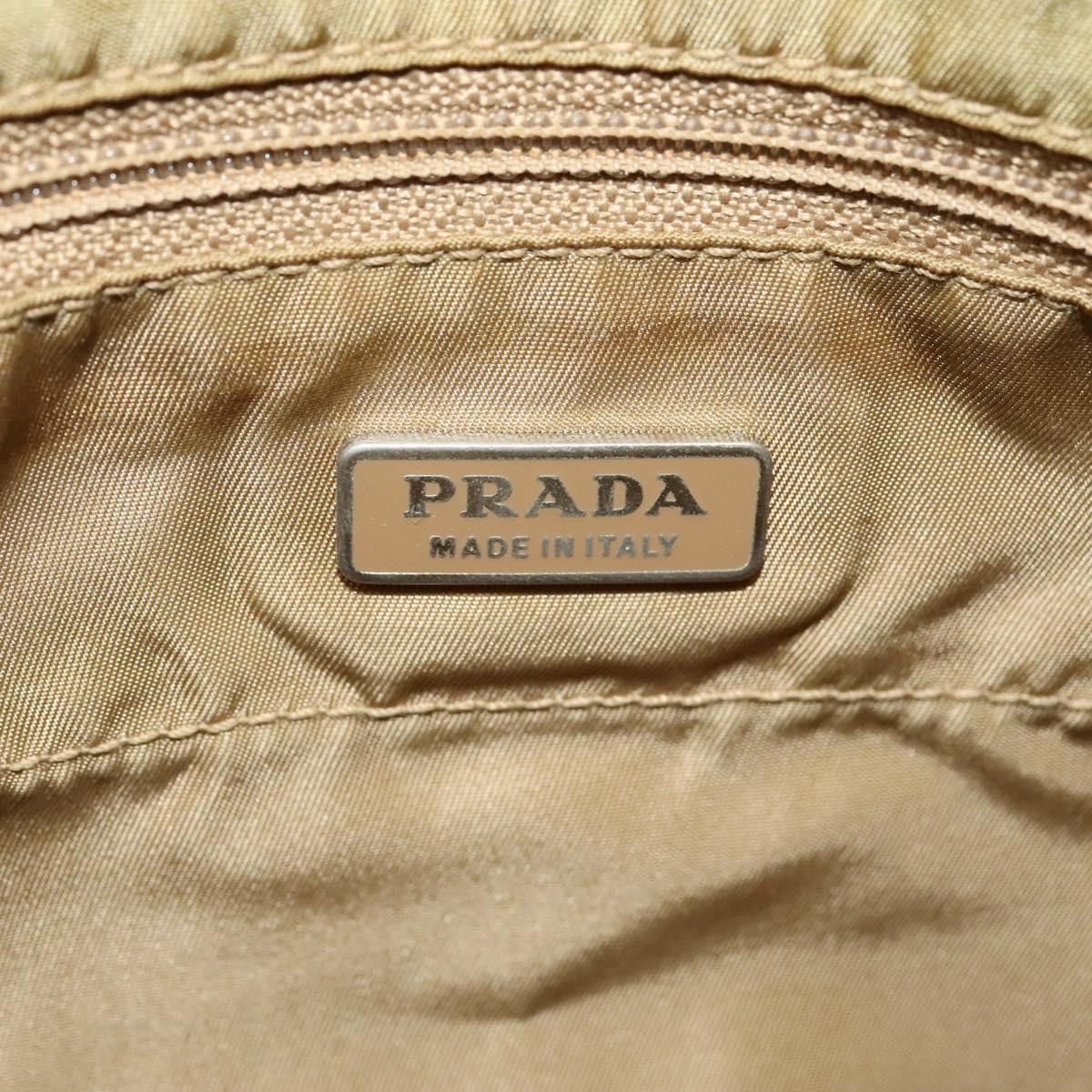 Prada Tessuto Beige Synthetic Tote Bag (Pre-Owned) Size ONE SIZE - 15 Thumbnail