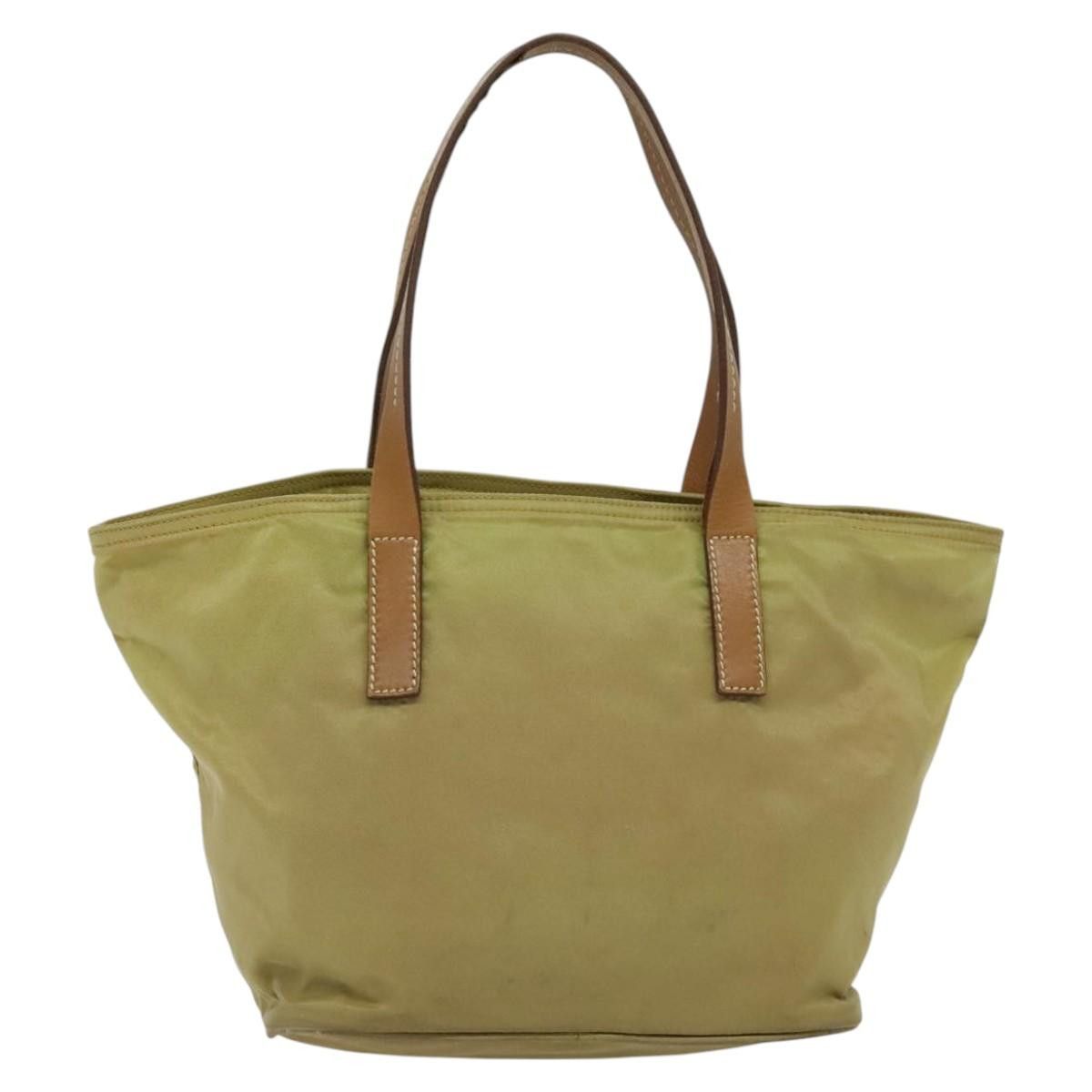 Prada Tessuto Beige Synthetic Tote Bag (Pre-Owned) Size ONE SIZE - 2 Thumbnail
