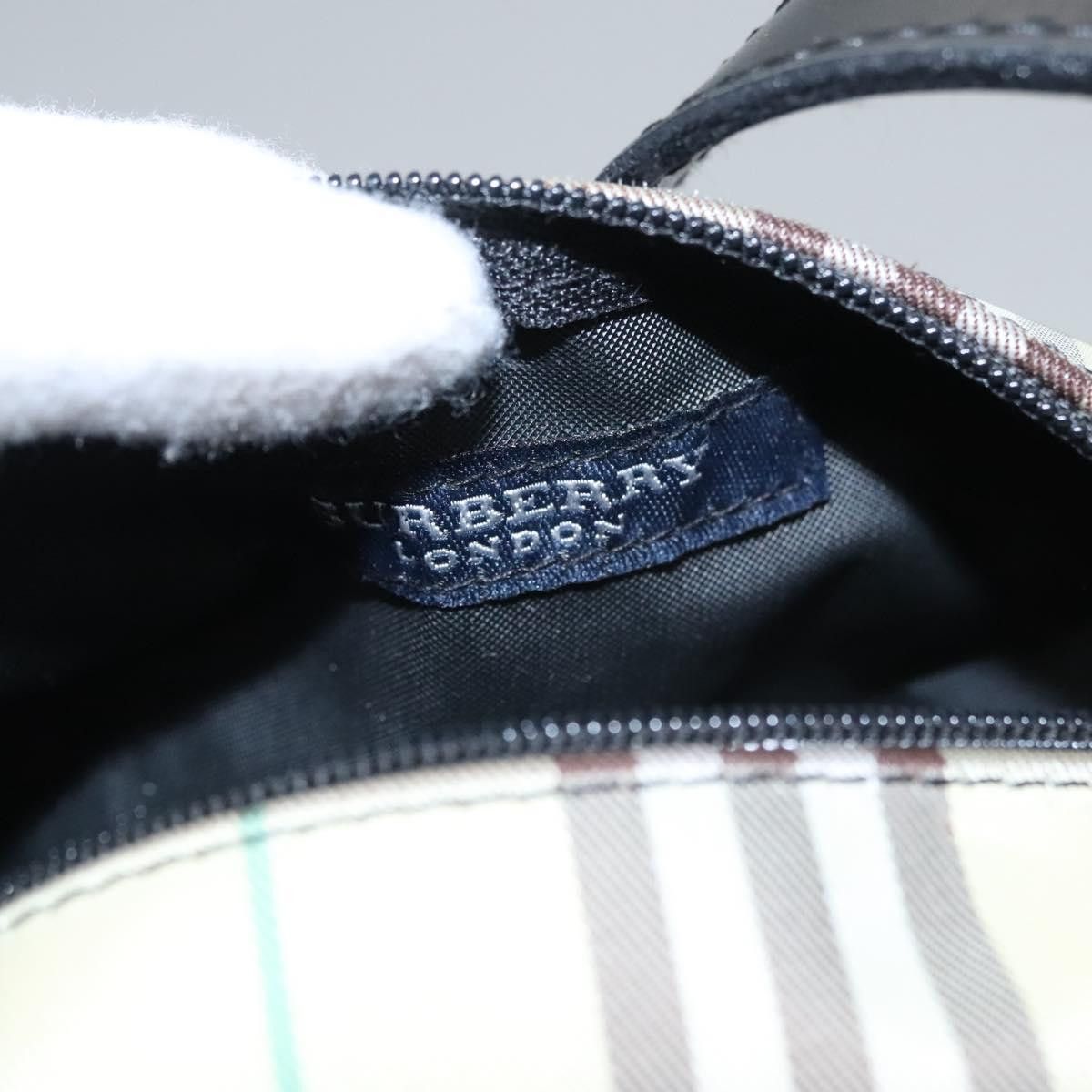 Burberry Nova Check Beige Synthetic Handbag (Pre-Owned) Size ONE SIZE - 16 Thumbnail