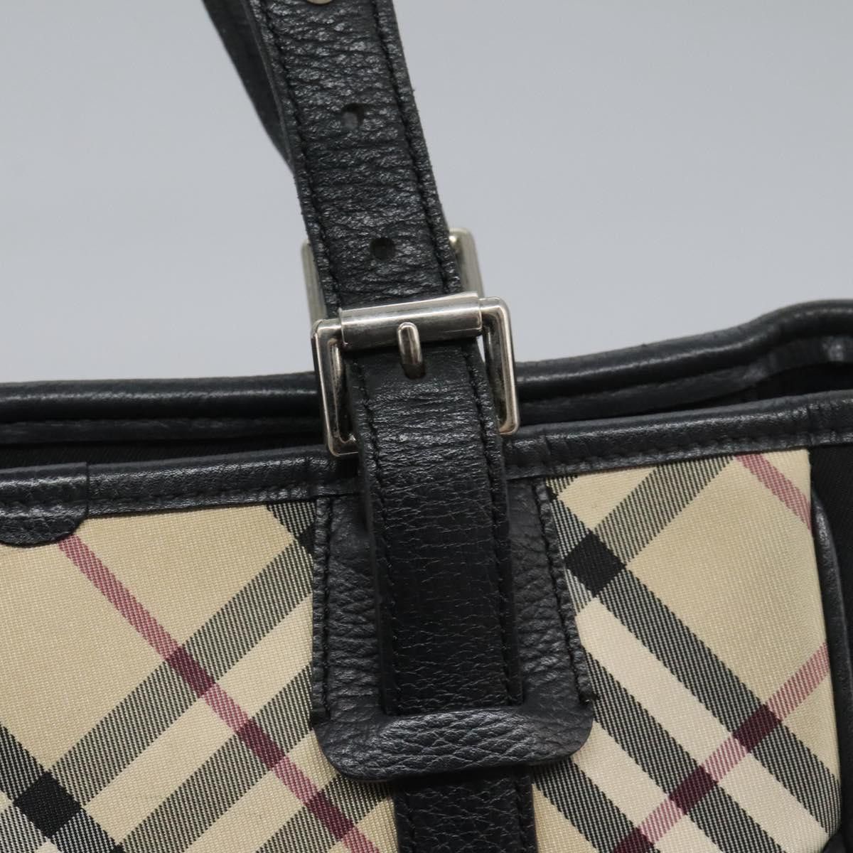 Burberry Nova Check Beige Canvas Tote Bag (Pre-Owned) Size ONE SIZE - 13 Thumbnail