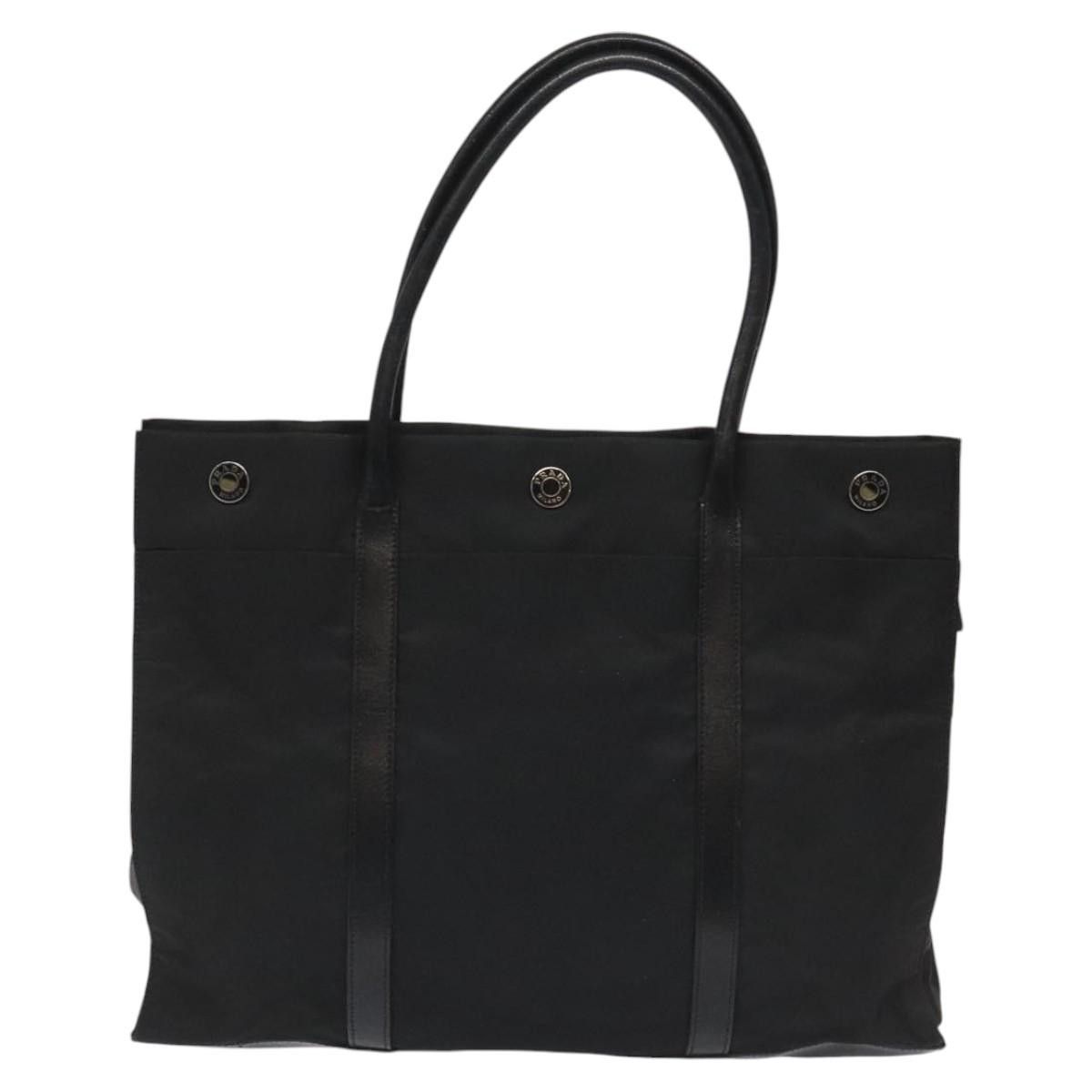 Prada Tessuto Black Synthetic Tote Bag (Pre-Owned) Size ONE SIZE - 2 Thumbnail