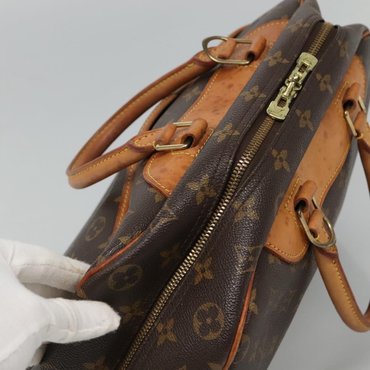Louis Vuitton Deauville Brown Canvas Handbag (Pre-Owned) Size ONE SIZE - 5 Thumbnail