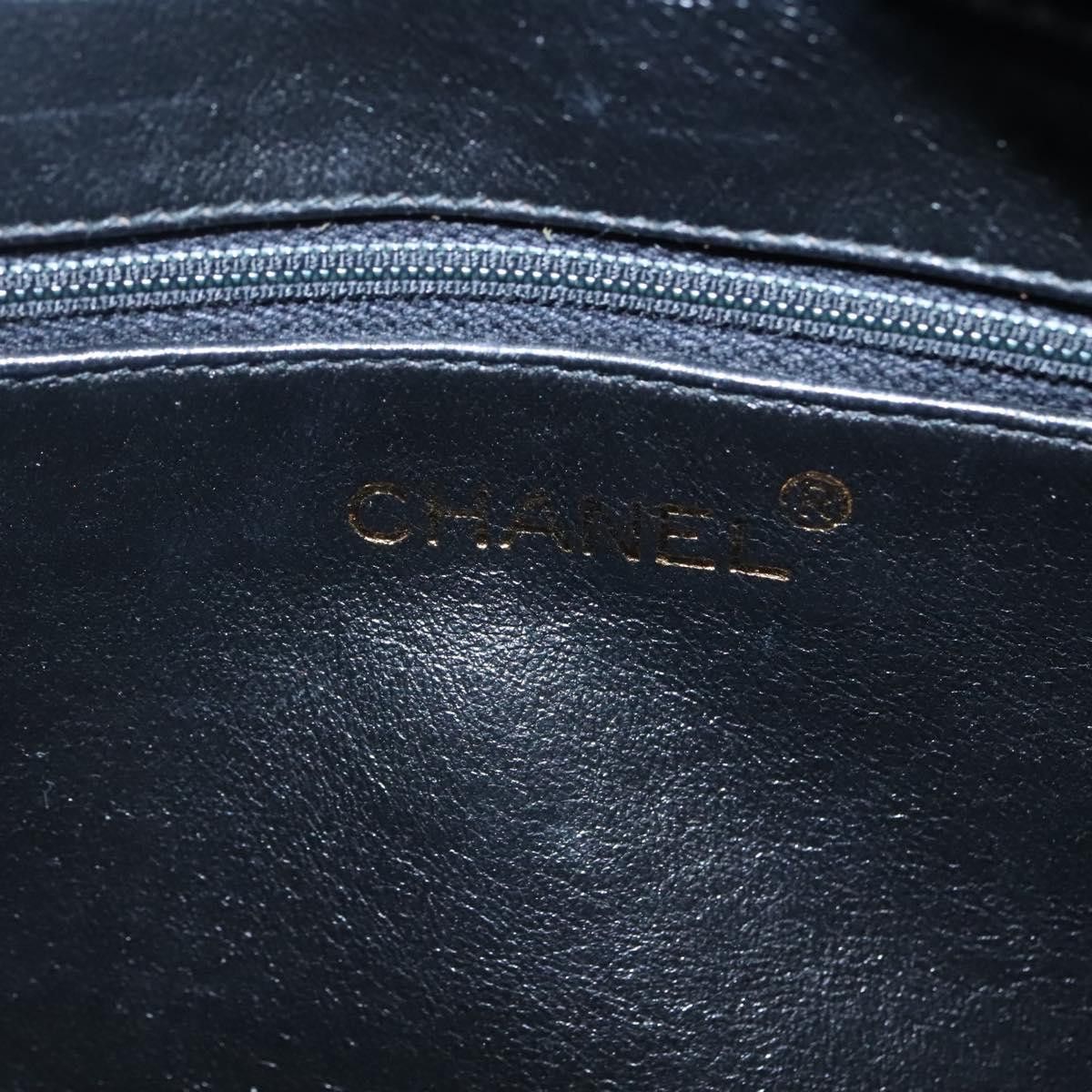 Chanel Coco Mark Black Leather Shoulder Bag (Pre-Owned) Size ONE SIZE - 19 Thumbnail