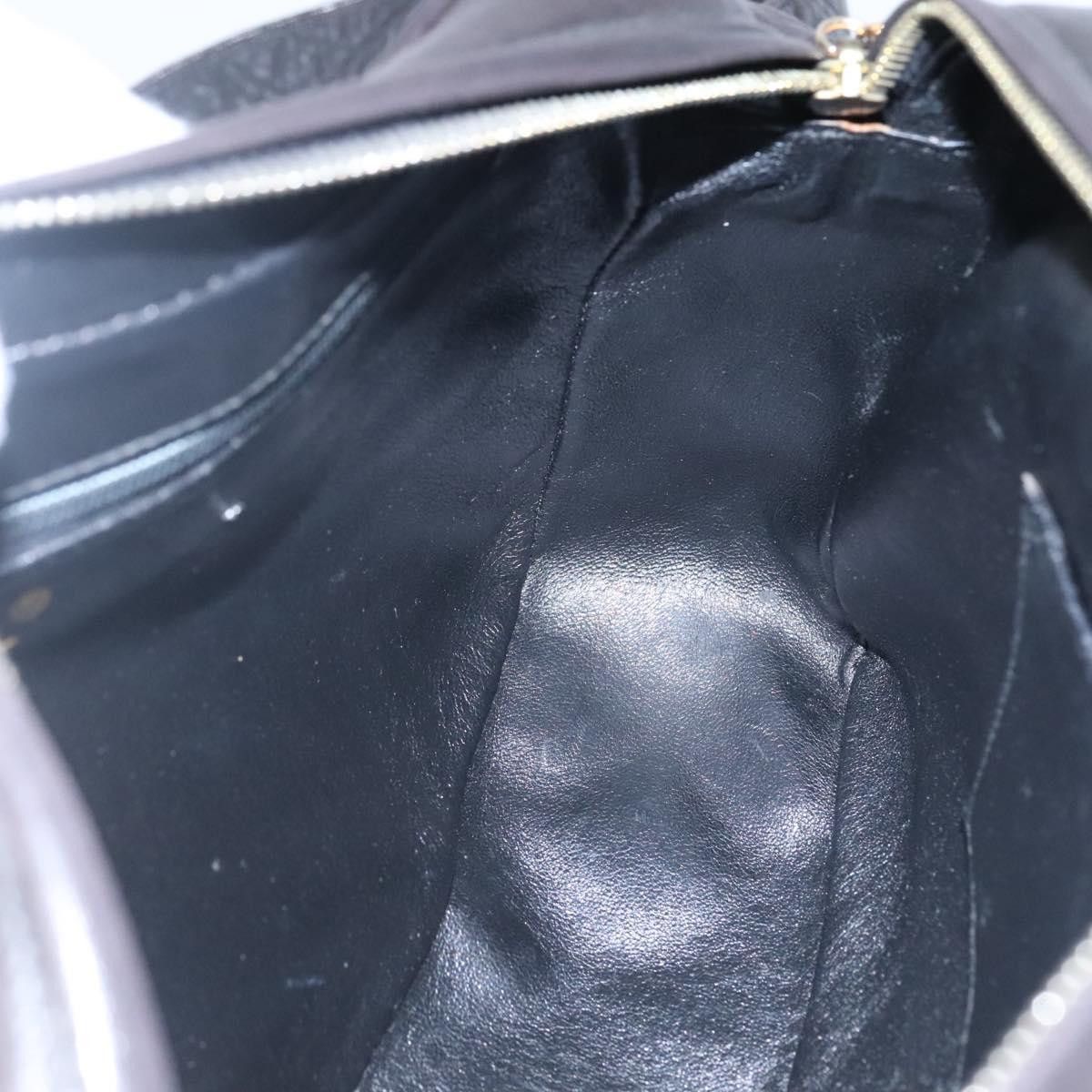 Chanel Coco Mark Black Leather Shoulder Bag (Pre-Owned) Size ONE SIZE - 16 Thumbnail