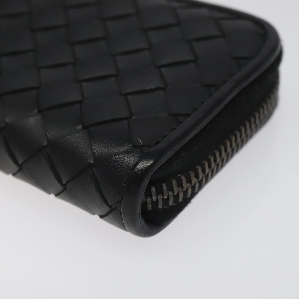 Bottega Veneta Intrecciato Black Leather Wallet (Pre-Owned) Size ONE SIZE - 7 Thumbnail