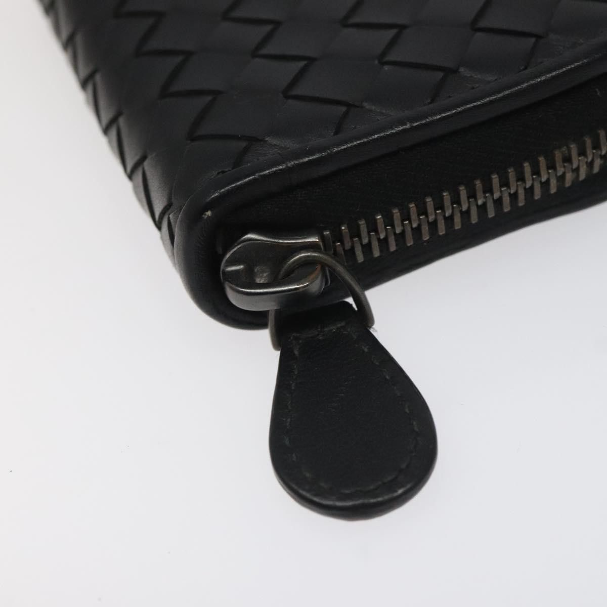 Bottega Veneta Intrecciato Black Leather Wallet (Pre-Owned) Size ONE SIZE - 17 Thumbnail
